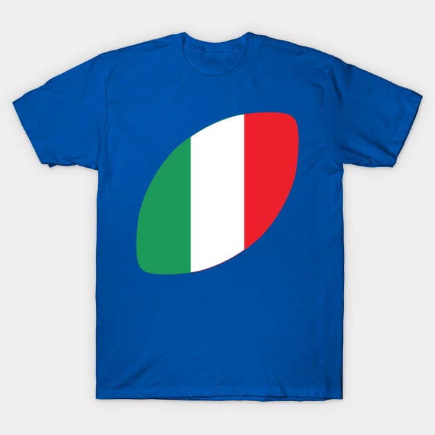 Italy Rugby T-Shirt by fimbis